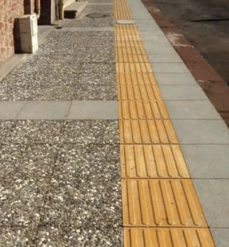 Görme engelli karo uygulama örneği